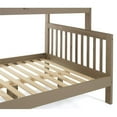 thumbnail image 3 of My Bed Now Acadia Twin-over-Full 2-Drawer Wood Bunk Bed w/ Ladder in Slate Brown, 3 of 6