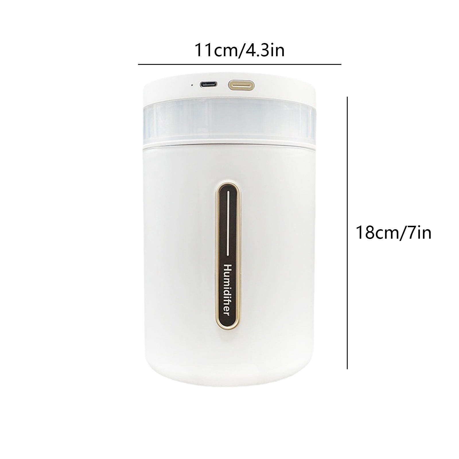 CVLNCYCLING Portable Mini Cool Mist Humidifier 1000ml, Ultrasonic with Auto Shut-Off & 2 Mist Modes, Top-Fill Quiet for Baby Bedroom Travel Office Home
