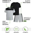 thumbnail image 2 of RBX Boys' Active Shorts Set - 3 Piece Performance T-Shirt and Athletic Basketball Shorts - Activewear Outfit (4-12), 2 of 7