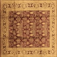 thumbnail image 1 of Ahgly Company Indoor Square Oriental Brown Traditional Area Rugs, 6' Square, 1 of 4