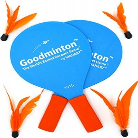 Baby Boy Games For Girls Goodminton | The World's Easiest Racket Game | An Indoor Outdoor Year-Round Fun Racquet Game for Boys, Girls, and People of All Ages ()