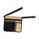 thumbnail image 2 of Bolsa de herramientas ligera de tela Oxford con múltiples bolsillos para jardín, escalada y exteriores (negro y caqui), 2 of 14
