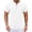 White, variant on Zimjoy Men's Henley T Shirt Short Sleeve Stretchy Button Placket Loose Fit T-Shirts Casual Everyday Crew Neck Top Brown L