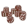 thumbnail image 2 of Dados de plástico, juego de 30 dados de 16 mm para juegos de mesa, cubos de dados diseñados meticulosamente, 2 of 12