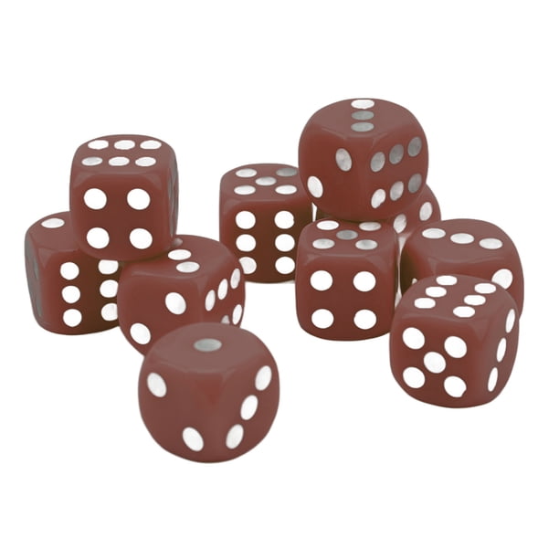 Cubos De Dados, Juego De Dados Ligeros Y Portátiles De 16 Mm A Prueba De Desgaste, 30 Piezas Para Juegos De Mesa