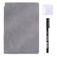 thumbnail image 1 of Carnet Tableau Blanc Réutilisable A5 avec Couverture en PU Renforcée / Bloc-Notes Portable Effaçable à Sec avec Marqueurs à Fort Contraste / Tableau Effaçable Anti-Ghosting pour Usage Professionnel à la Maison et au Bureau, 1 of 8