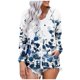 thumbnail image 1 of Moda Mujer Casual Impreso Manga Larga Con Cordón Sudadera Con Capucha Tops Blusa Pompotops gfhjh13326, 1 of 9