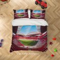 thumbnail image 2 of 3D Arsenal FC Bluesky Cloud Quilt Cover Set Bedding Set Duvet Cover Pillowcase, 2 of 3