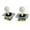 Color:White, variant on Pack of 2 Universal Gaming Joystick Controllers Easy Installation Metal Plastic Construction for Multiple Game Consoles