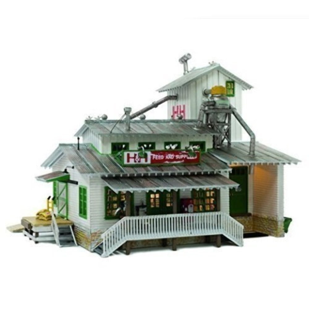 Woodland Scenics H&h Feed Mill HO Scale Br5059 for sale online