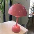 thumbnail image 3 of Lámpara de noche nórdica con forma de hongo, lámpara de mesa con forma de flor LED, lámpara de noche USB para escritorio de sala de bodas, decoración moderna y sencilla, 3 of 4