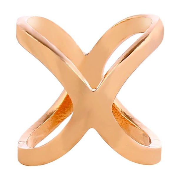 Bufanda de gasa de seda para mujer, soporte para anillos con clip, hebilla cruzada dorada para bodas y fiestas dorado