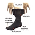 thumbnail image 2 of Calcetín 12 Pares Pie Diabético Extra Grande 28-32 Cm D Pie Surtido (Blanco,negro,gris) caballero, 2 of 3