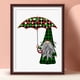 thumbnail image 3 of Cuadros Decorativos Juego de pintura al óleo de gnomo de Navidad por números dibujo de lienzo Kit de imagen para colorear DIY Likrtyny embutido en tela, 3 of 9