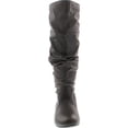 thumbnail image 4 of Qupid Women's Neo144 Leatherette Basic Slouchy Knee High Flat Boot, 4 of 4
