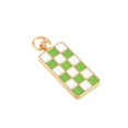 thumbnail image 3 of Checkerboard Charms by Bead Landing - Charms for DIY Jewelry Making - Necklaces - Bracelets & Keychains - 12 Pack, 3 of 3