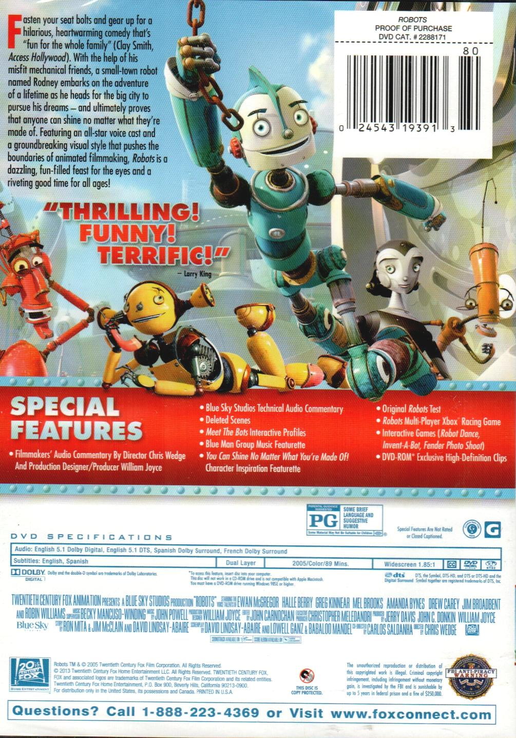 Dvd De Robots 2005 Gabriele Bingenheimer / Marian Szymczyk – Robots