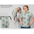 thumbnail image 6 of oneOone Cotton Poplin Green Fabric Block Sewing Material Print Fabric By The Yard 56 Inch Wide, 6 of 6