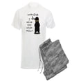 thumbnail image 1 of CafePress - Ninja Warning - Men's Light Pajamas, 1 of 1