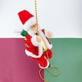 thumbnail image 4 of TopLLC Decoraciones navideñas Música navideña Muñeco anciano, Escalera Subiendo Papá Noel Cuentas de escalada Papá Noel, Batería Música eléctrica Viejo Decoración del árbol de Navidad, Pesadilla antes de Navidad Sincero Electrónica, 4 of 4