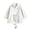 White, variant on Girls Utility Jacket Long Sleeve Snap Button Fall Coat Kids Lightweight Parka Shacket Outerwear with Waist Tie Casual Daily Wear for Spring Autumn Back to School