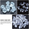 thumbnail image 3 of 100pcs Table Bumpers Stem Bumpers Embedded Bumpers for Cabinet Doors, 3 of 6