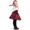 thumbnail image 5 of Kogui Girls Halloween Lace Party Dress Delicate Lace Cosplay Night Party Outfit Toddler Princess Dress, Princess Outfits For Toddler Girls (Red, 8-10 Years), 5 of 5