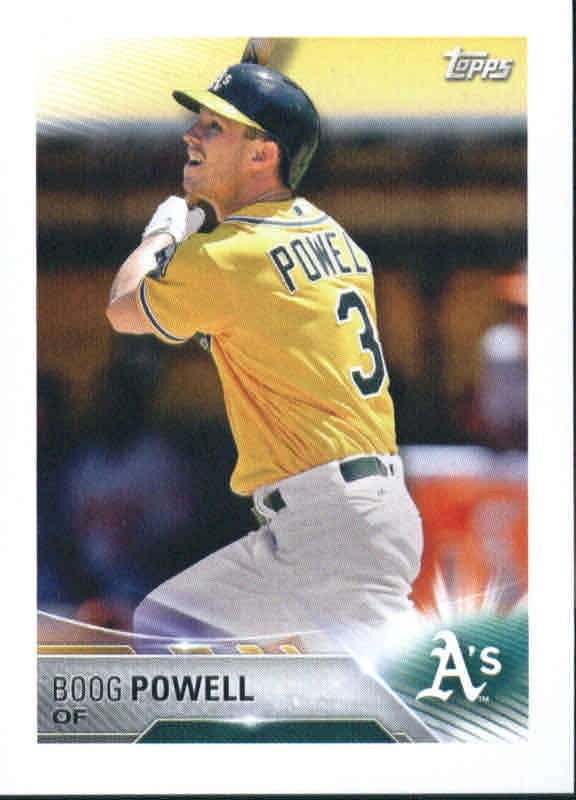 Boog Powell Oakland Athletics Baseball Player Jersey