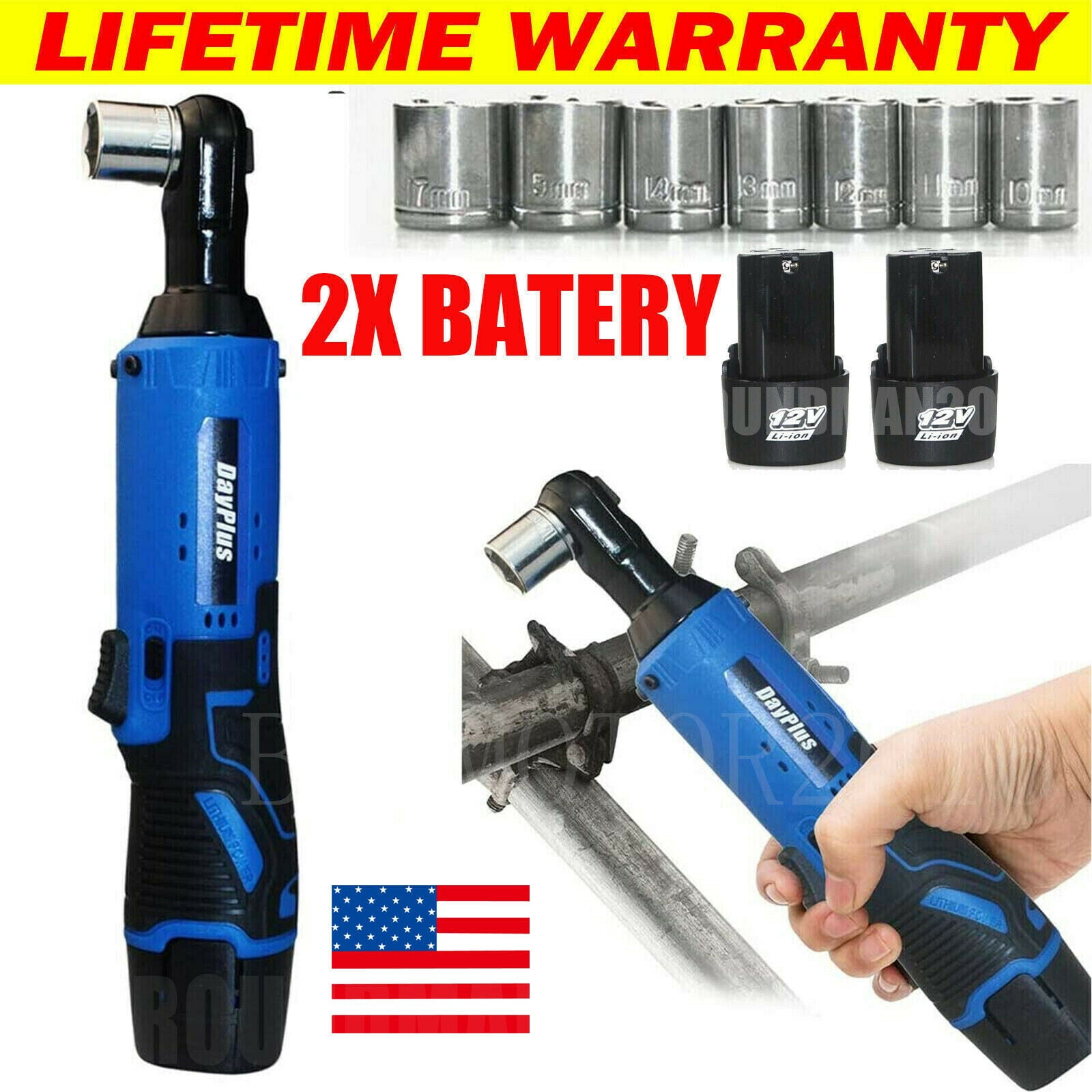 Bowoshen Cordless Electric Ratchet 