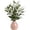 Pink A16, variant on 14-Inch UV Resistant Artificial Olive Tree, Faux Olive Plant with Olive Stems for Vase, Olive Branches for Indoor Outdoor Home Decor (White Ceramic Vase)