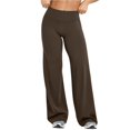 thumbnail image 1 of Leggings de entrenamiento for mujer, pantalones de Yoga sin costuras, de pierna ancha, acampanados, de cintura alta, suaves, sin costura frontal, gimnasio, Control de barriga, 1 of 5