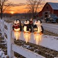 thumbnail image 4 of Lighted Penguin Icicle Holiday Decoration, Christmas Penguin Window Ledge Accent with Festive Glowing Winter Display, Indoor Decor for Home Mantel Shelf Party (penguin-D-1pc), 4 of 7