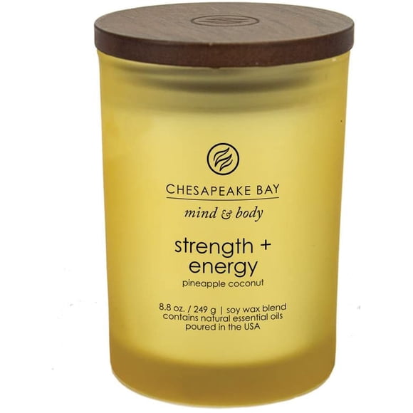 Chesapeake Bay Candle Scented Candle Strength + Energy (Pineapple Coconut) Medium Home Décor