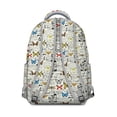 thumbnail image 3 of "Butterfly Print College Backpack - Spacious & Lightweight, Padded Laptop Compartment, Comfortable Straps, Trendy Floral Gift for Students", 3 of 6