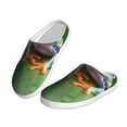 thumbnail image 2 of Fotbe Red-Eyed Tree Frog Pattern Women's Fuzzy Curly Fur Memory Foam Loafer Slippers Indoor Outdoor Slippers Winter Home Shoes-39/40, 2 of 7