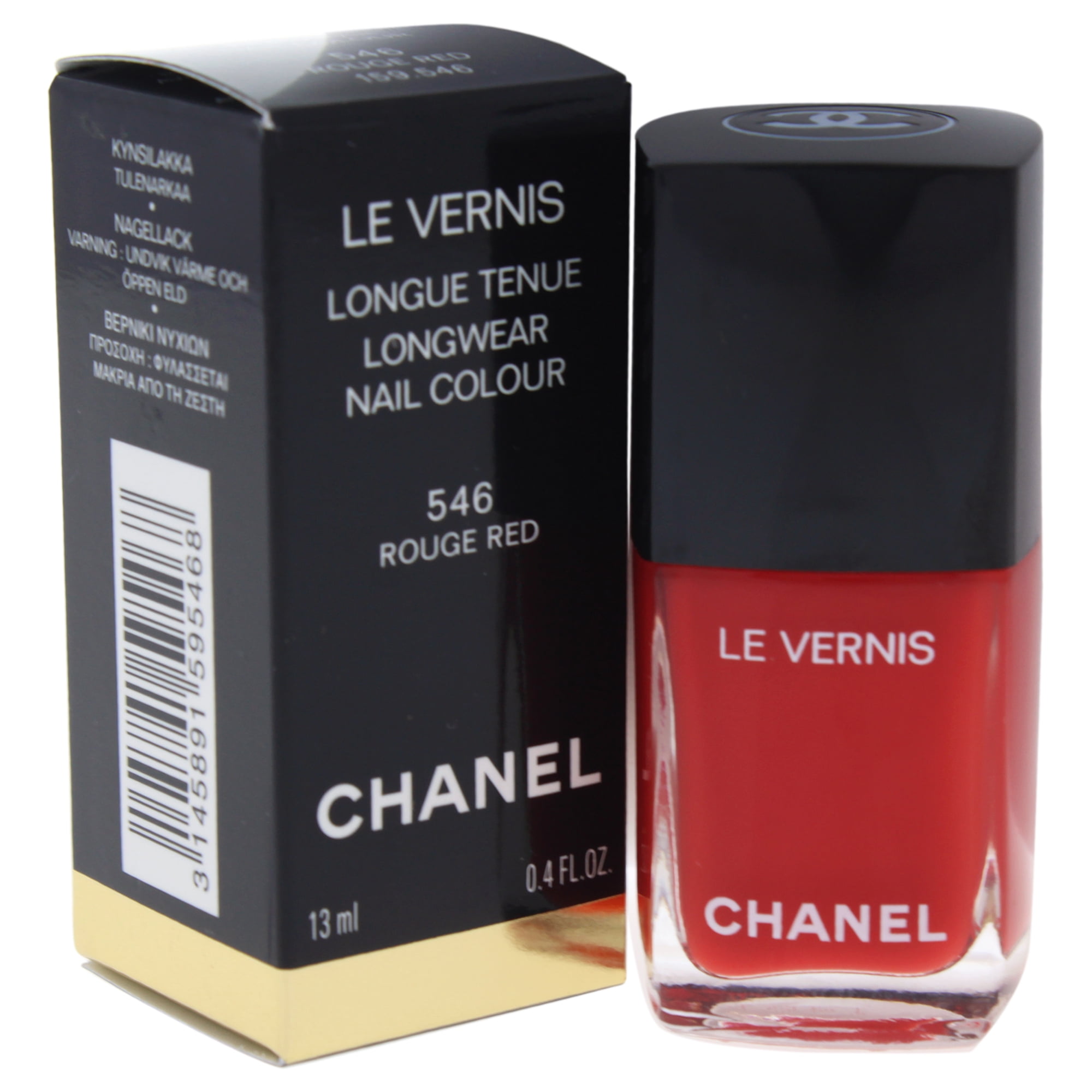 CHANEL Chanel Le Vernis Longwear Nail Colour 546 Rouge Red 0.4 oz