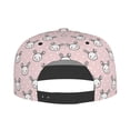 thumbnail image 4 of Haiem Cute Rabbit Classic Snapback Cap Flat Bill Hat Baseball Cap Adjustable Size Cotton Dad Hat, 4 of 9
