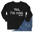 thumbnail image 2 of ICHUANYI Clearance Women Loose Long Sleeve Sweatshirt Hooded Hoodie Sweatshirt Blouse(Black, XL) ICHUANYI WER2023080804228, 2 of 5