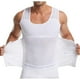 thumbnail image 1 of Fajas moldeadoras para hombre, corsé elástico alto, cintura sin mangas, cuello redondo, top para hombre, 1 of 4