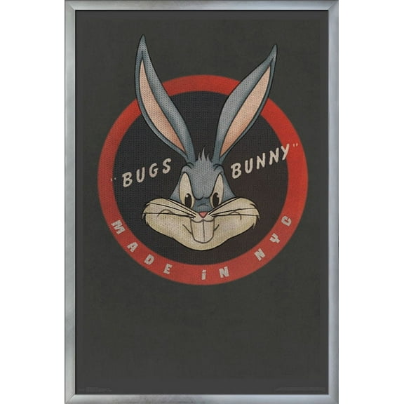 Looney Tunes - Bugs Bunny - NYC Wall Poster, 22.375" x 34", Framed