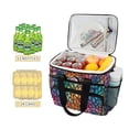 thumbnail image 2 of FORMRS Insulated Cooler Bag 24 Cans Capacity Soft Leakproof Lunch Box with Side Pockets, Colorful Dragon Scales Pattern, 2 of 7
