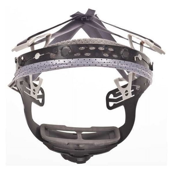 MSA 10148706 Fas-Trac III Replacement Suspension - 4-Point Attachment, Size: Small, V-Gard Helmet Accessory, Cap-Style Hard Hat Suspension, Adjustable Component, Replaceable & Durable Gear,BLACK