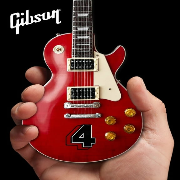 Axe Heaven Slash Gibson Les Paul Standard Red Translucent Cherry 4 Album Edition Mini Guitar Replica Collectible GG-130