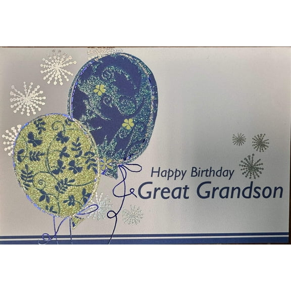 Happy Birthday Great Grandson Birthday Greeting Card [0012.99200]
