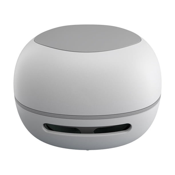 Bewildely Mini aspiradora de escritorio independiente con filtro de polvo y carga USB. Aspiradora de escritorio portátil. Electrodomésticos blanco