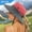 Watermelon Red, variant on Outdoor Sun Hats for Women, DIDADI Wide Brim Tribe Sun Hats with Ponytail-Hole, Breathable UV-Protection Beach Hat, Foldable Mesh Bucket Hat , Packable Sunhats