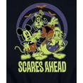 thumbnail image 3 of Disney - Scares Ahead Glow - Men's Crew Fleece Sweatshirt, 3 of 5