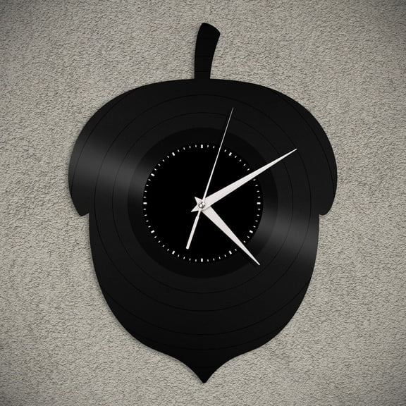 Acorn Vinyl Wall Clock Record Unique Design Home and Living Room Decoration Vintage Design Office Bar Room Home Decor