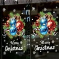 thumbnail image 4 of Yhmxh Christmas Window Clings Merry Christmas Window Stickers with Ornament Snowflake Window clings Pine Cone Snowman Elk Xmas Bouquet Windows Decals for Glass Winter Holiday Decor Party Supplies, 4 of 6