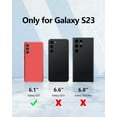 thumbnail image 6 of 3 in 1 for Samsung Galaxy S23 Case, with 2 Pack Screen Protector, with Full Camera Cover Protection，Liquid Silicone Slim Shockproof Protective Phone Case for Samsung S23 5G 6.1 (Red)…, 6 of 12